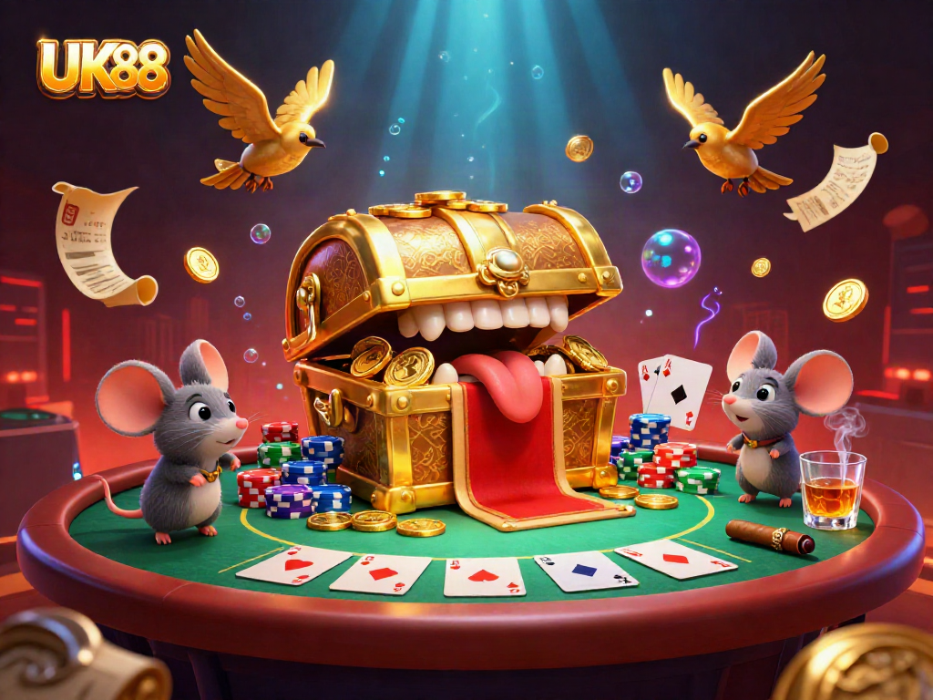 Experience the thrilling allure of UK88's online gambling with exciting game elements.