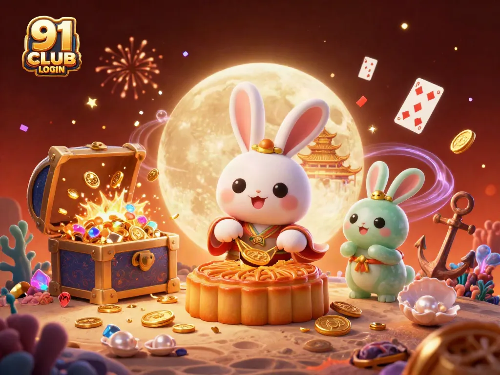 Engage with 91 CLUB LOGIN and experience thrilling casino adventures in this vibrant illustration.