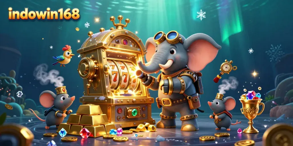 Menangkan jackpot di indowin168 dengan mesin slot emas yang menarik dan harta karun tersembunyi.