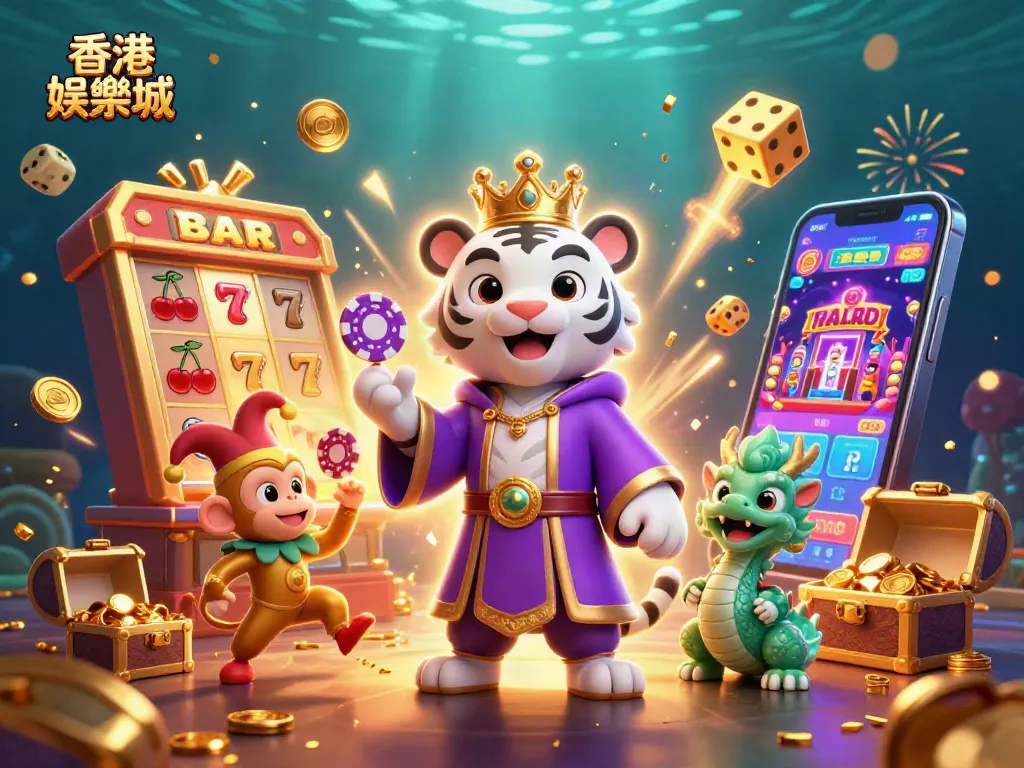 Engage with thrilling gameplay at 香港娛樂城, featuring vibrant 3D characters and jackpot elements.