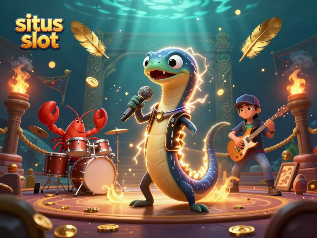 Menghadirkan situs slot dengan pemandangan kasino bawah laut yang dinamis dan energik.