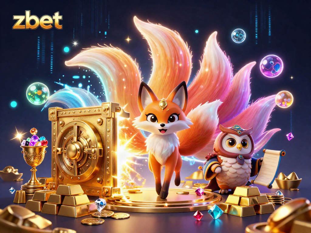 Experience thrilling offerings at zbet, where a vibrant fox spirit and owl invite players into captivating casino adventures.