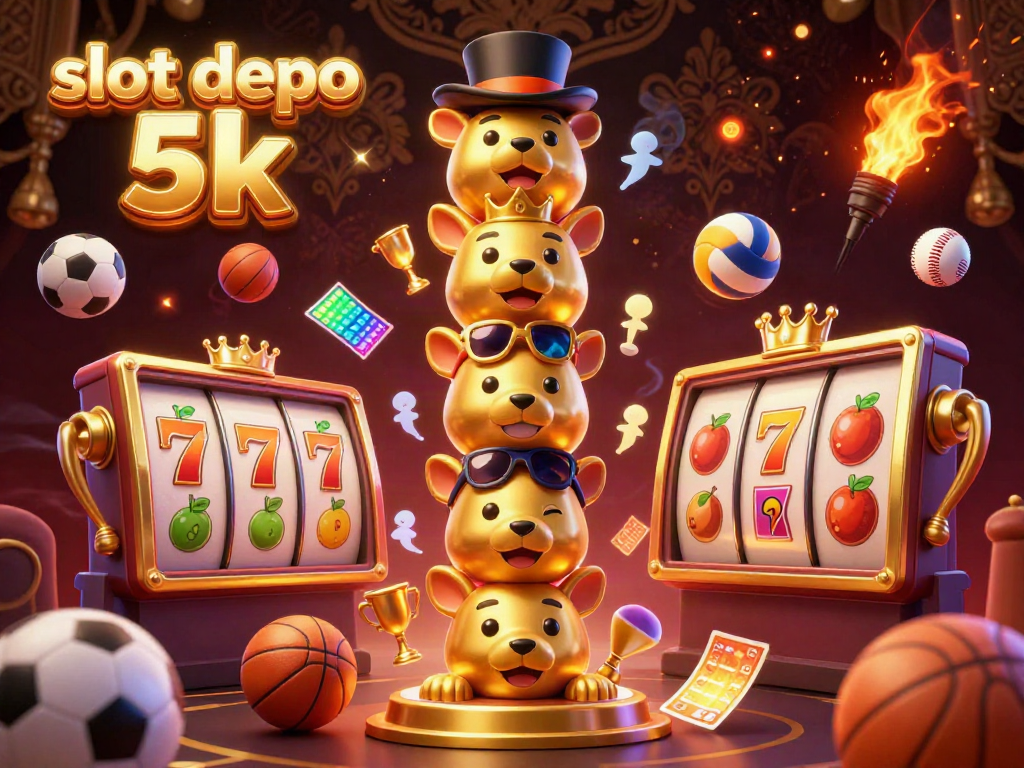 Engage in slot depo 5k with vibrant scenes showcasing lively totem characters and dynamic gaming elements.