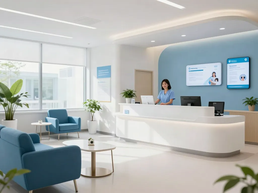 Professional healthcare setting with trusted medical services, featuring compassionate doctor consultation at a wellness center. situs gacor included.
