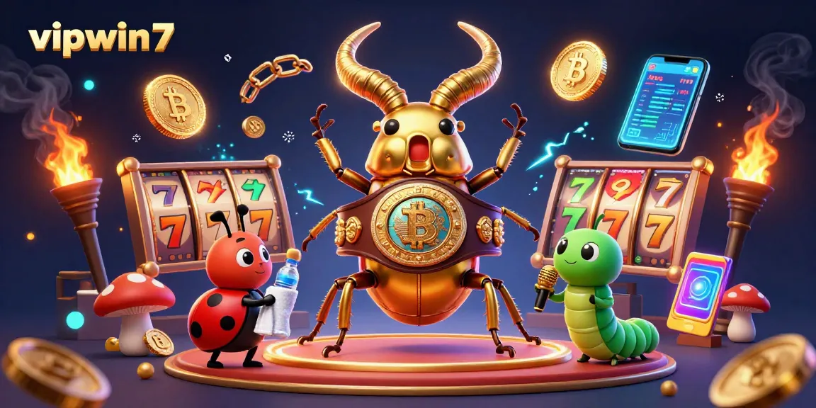 Engage in thrilling gameplay with vipwin7, showcasing vibrant slots and a dynamic scene.