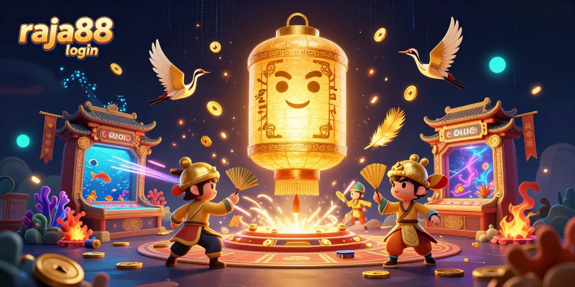 Engage in thrilling gaming with the vibrant raja88 login scene featuring dynamic characters and exciting elements.