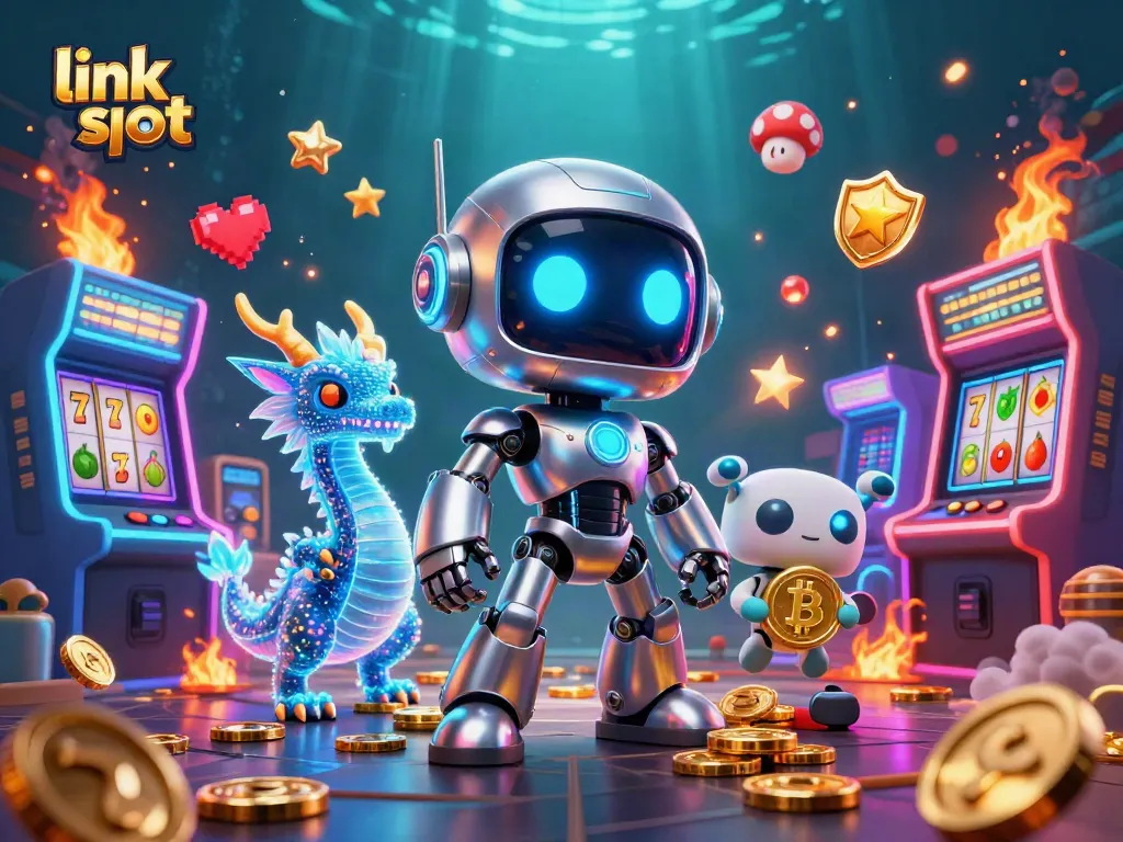 Spin the link slot for chances to win big with vibrant 3D graphics and dynamic gaming elements.