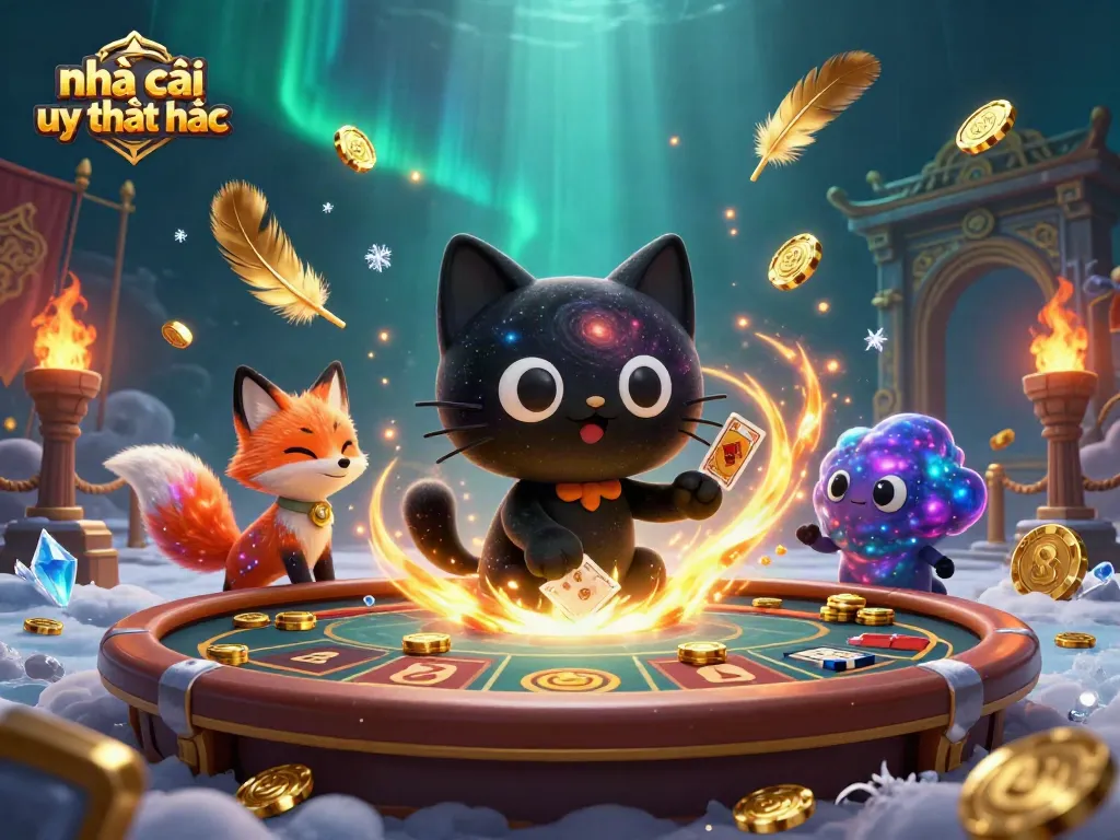 Experience the thrilling world of nhà cái uy tín nhất with captivating cosmic casino elements.